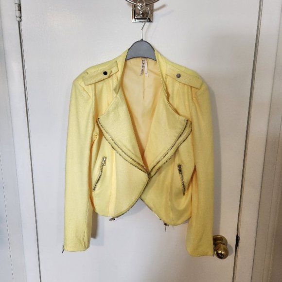 WOW! GORGEOUS LEMONY YELLOW SHORTY JACKET - Picture 12 of 12